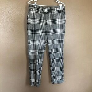 NWT H&M Ankle Crop Pixie Pant in Houndstooth Size 10